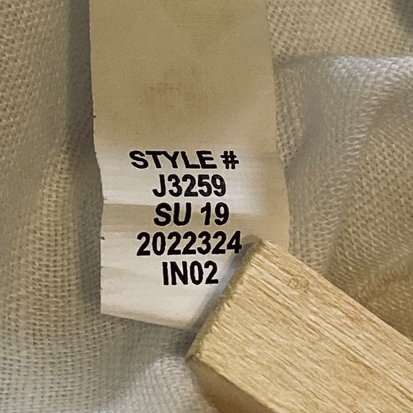 J.Crew Embroidered Linen Cotton Tunic Cover-Up Dress White Floral Tassel Size M - Picture 8 of 8